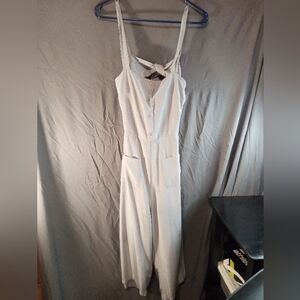 Brand New Kittenish Gray (Cut Out Back) Sleeveless Jumpsuit